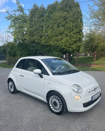 Fiat 500 cena 17800 przebieg: 159000, rok produkcji 2008 z Biała małe 301